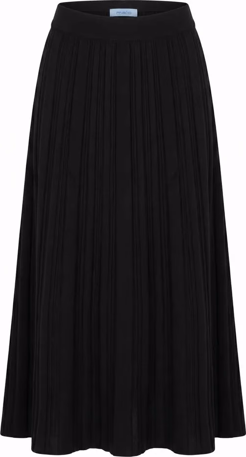Malo Black Cotton Women Skirt