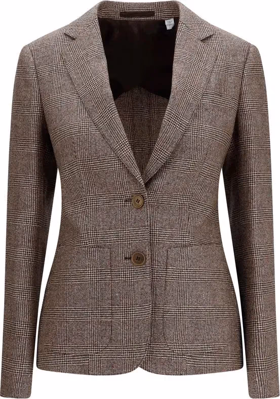Burberry Brown Wool Oves Aries Blazer