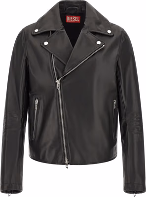 Black Cowhide Leather Jacket