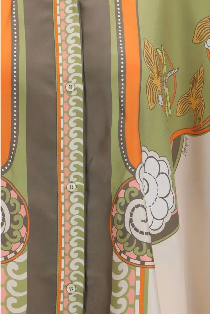 La Double J Multicolor Silk Shirt