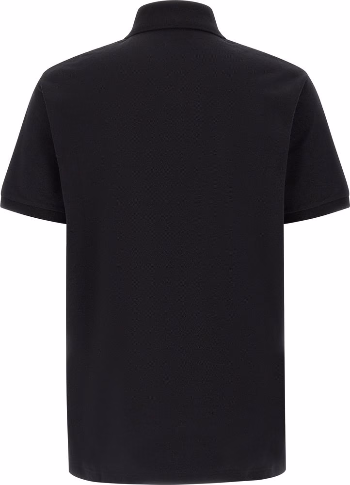 Gucci Black Cotton Polo Shirt