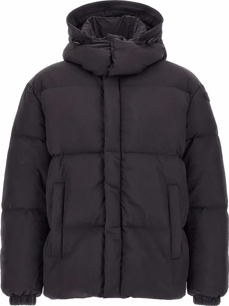 Diesel Black Polyamide Full-Length Jacket