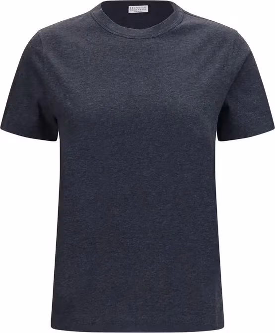 Brunello Cucinelli Gray Cotton T-Shirt