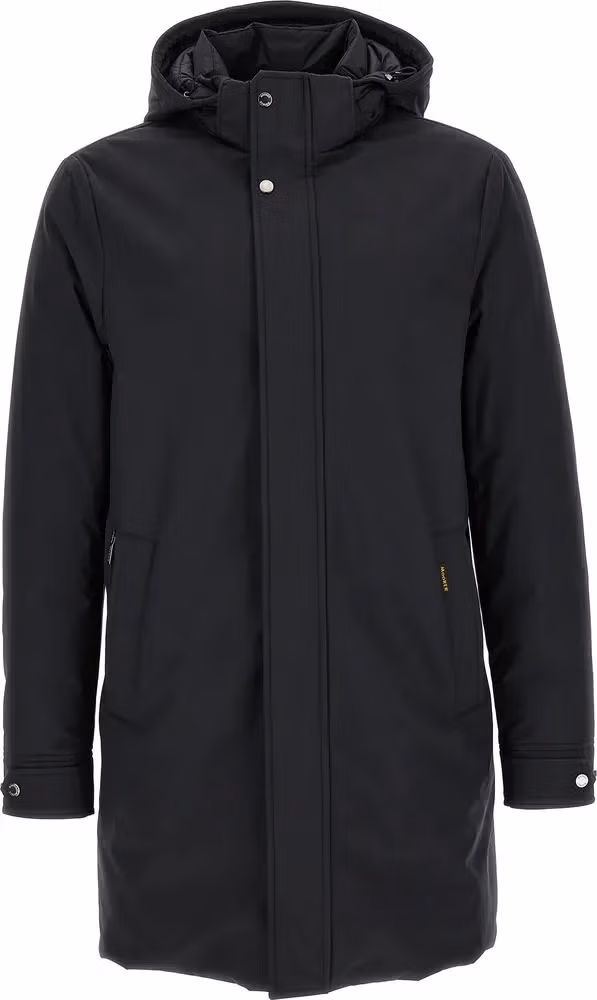 MooRER Blue Wool Parka