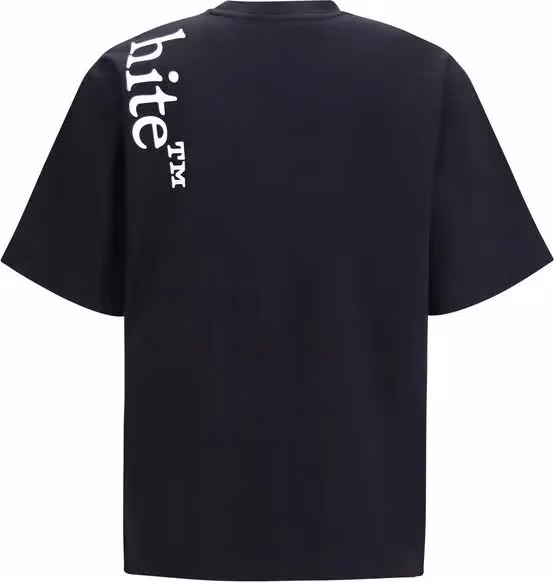 Off-White Black Cotton T-Shirt