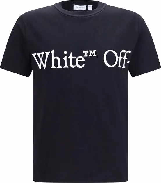 Off-White Black Cotton T-Shirt