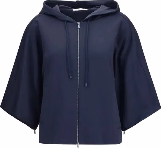 Max Mara Blue Polyamide Sweatshirt