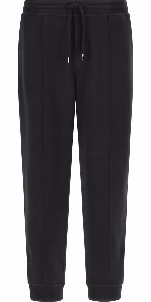 Brunello Cucinelli Black Cotton Joggers (Workout Pants)