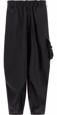 Black Polyamide Cargo Pants
