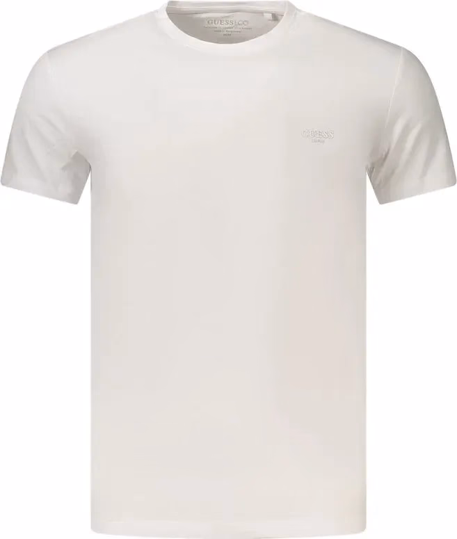 Guess Jeans White Cotton Men's T-Shirt