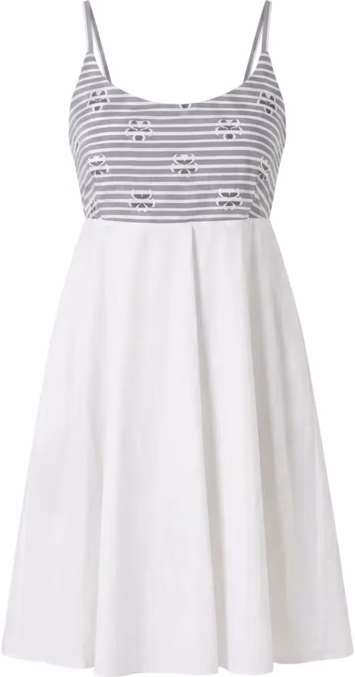 Trussardi Jeans White Cotton Women Dress