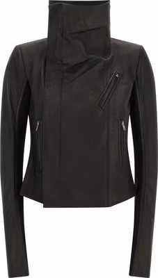 Black Lamb Leather Leather Jacket