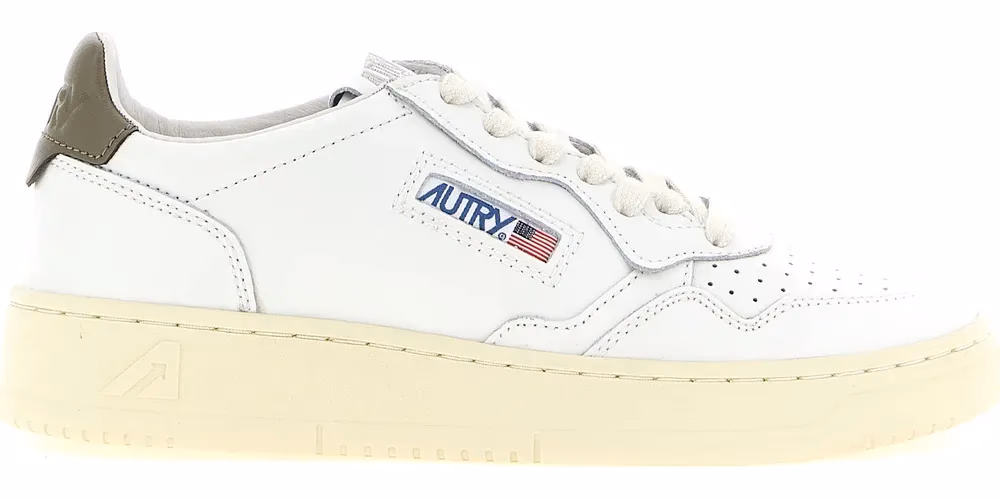 Autry Bicolor Cowhide Low Top Sneakers