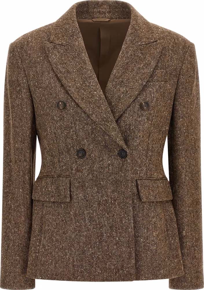 Brunello Cucinelli Brown Virgin Wool Blazer