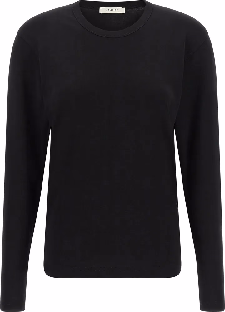 Lemaire Black Cotton Cardigan