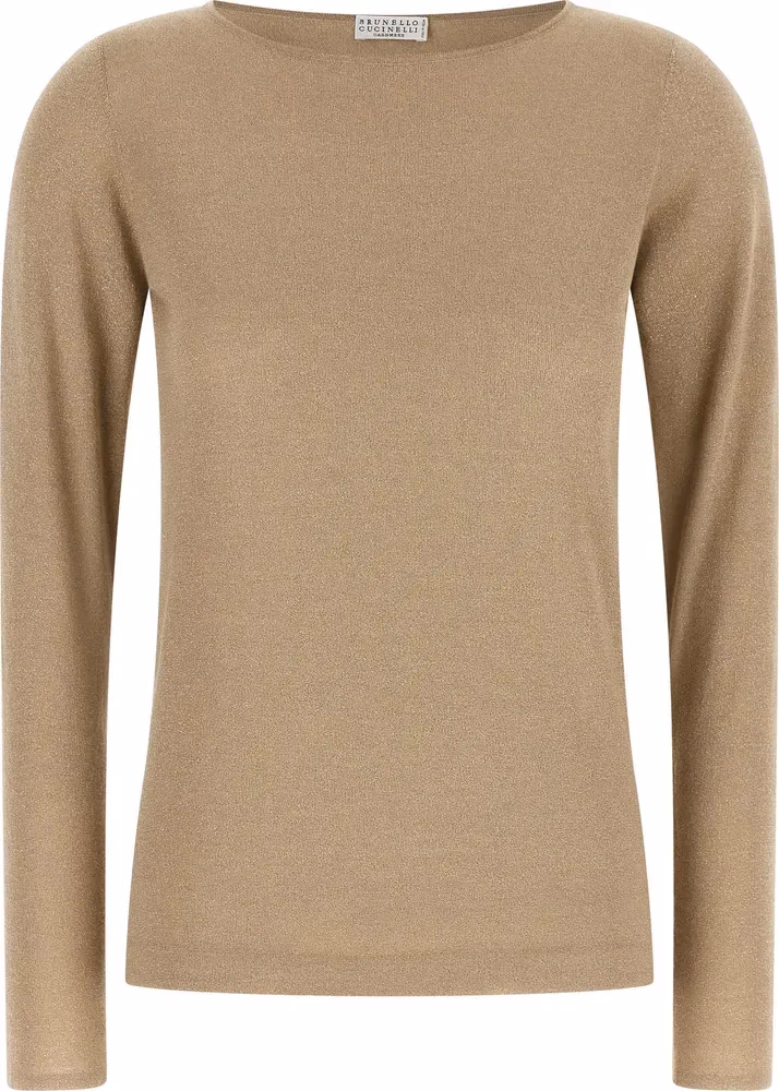 Brunello Cucinelli Beige Cashmere Cardigan