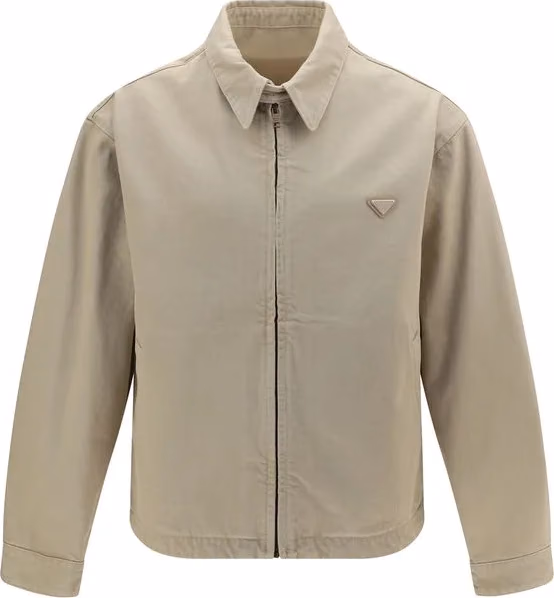 Prada Beige Cotton Denim Jacket