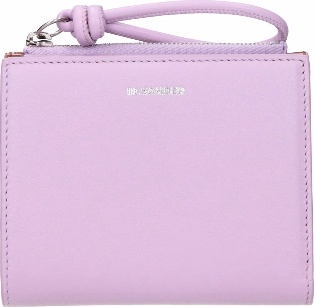 Jil Sander Pink Leather Wallet