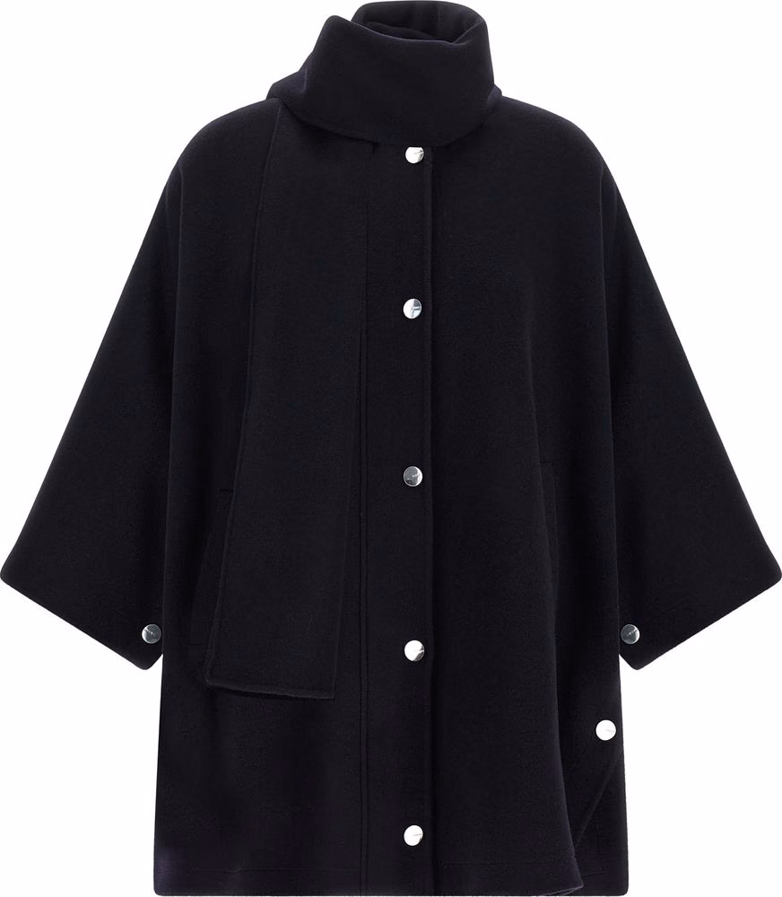 PINKO Blue Wool Coat