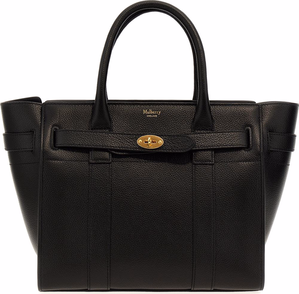 Mulberry Black Calfskin Tote Bag