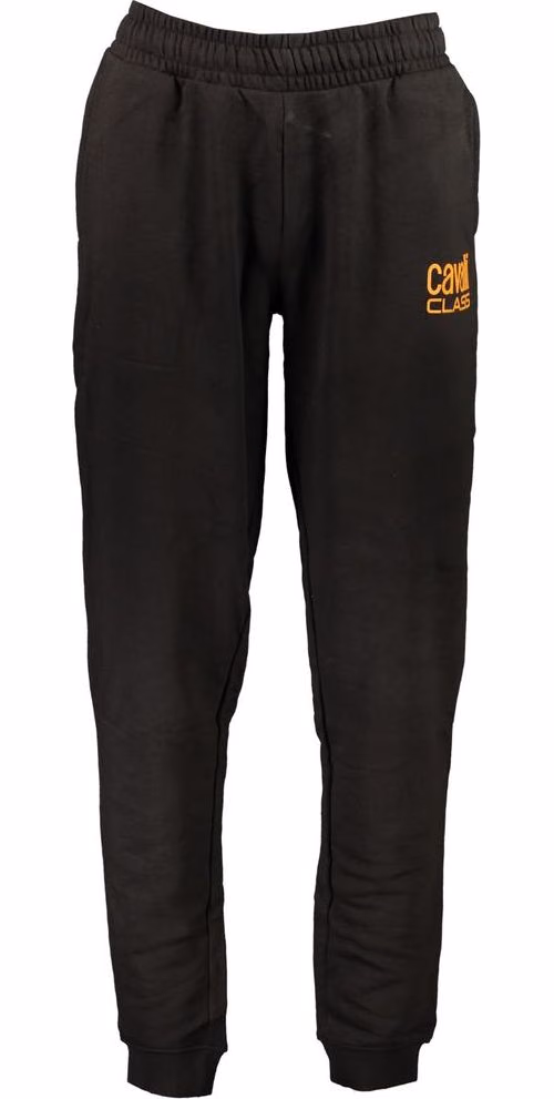 Cavalli Class Black Cotton Men's Trousers