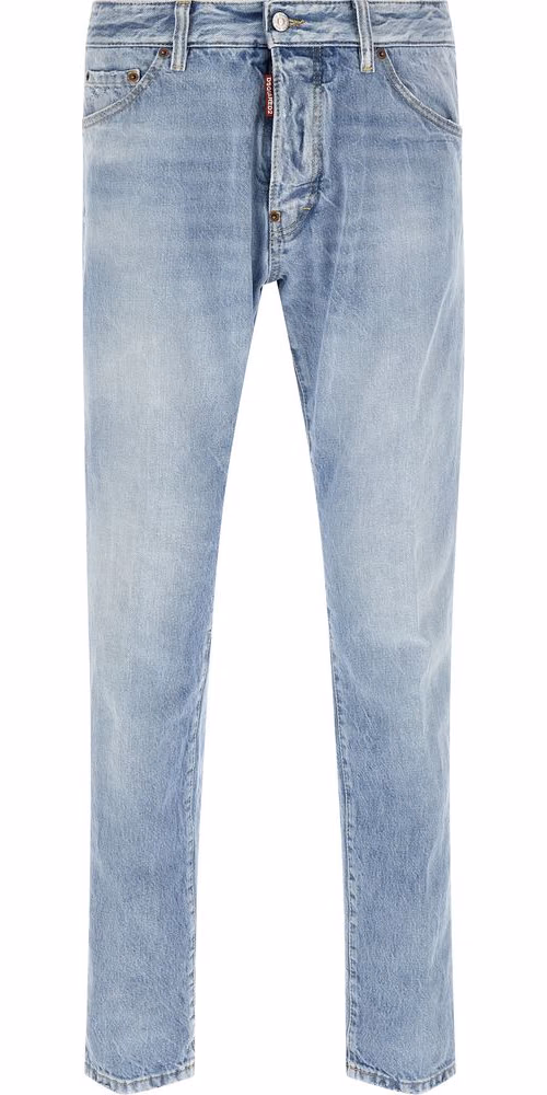 Dsquared² Blue Cotton Jeans Denim