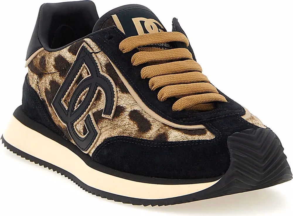 Dolce & Gabbana Multicolor Cotton Low Top Sneakers