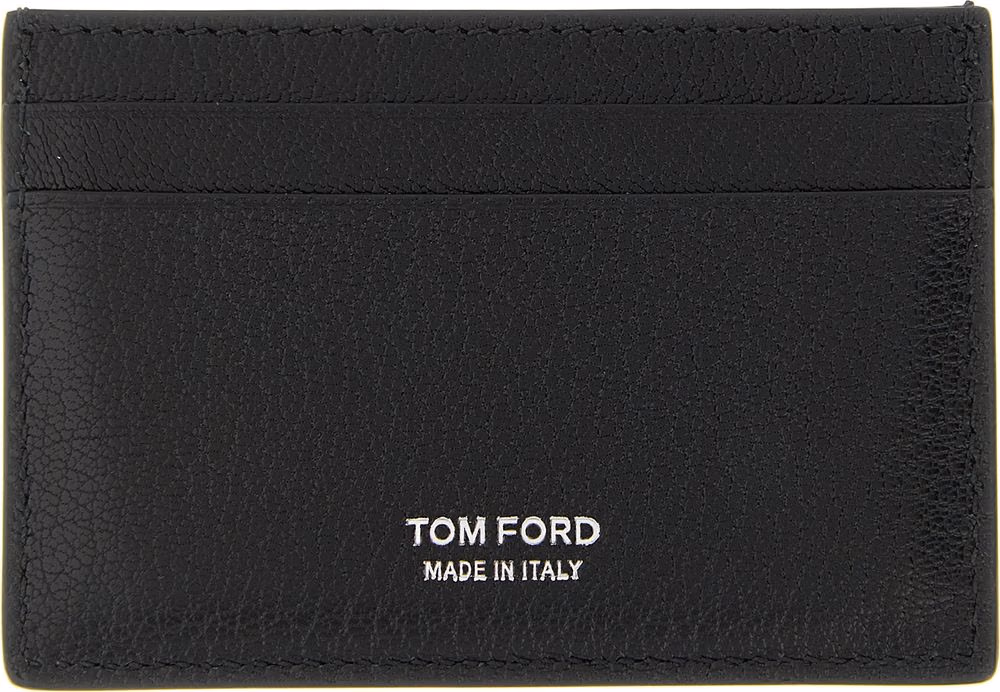 Tom Ford Black Goatskin Cardholder