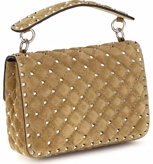 Valentino Garavani Beige Calf Leather Bos Taurus Handbag