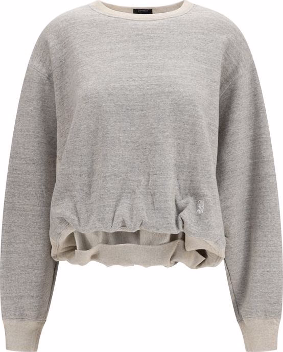 R13 Gray Cotton Sweatshirt