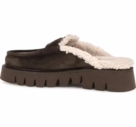 Pedro García Brown Calf Leather Bos Taurus Mules