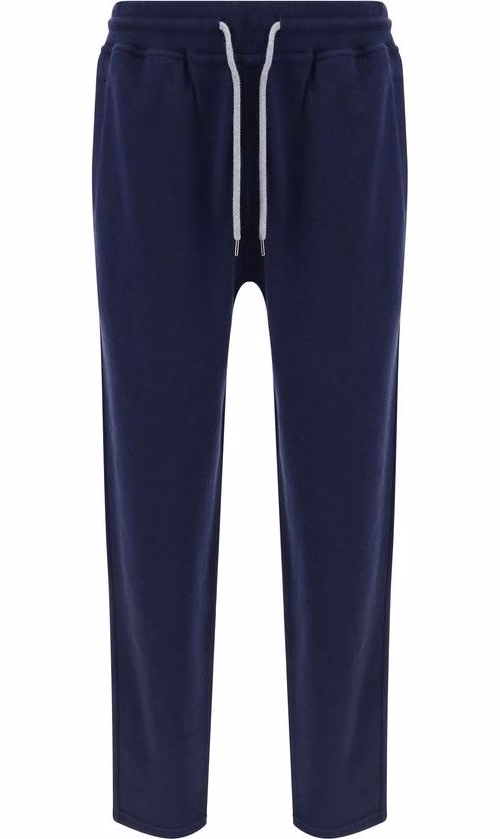 Brunello Cucinelli Blue Cotton Joggers (Workout Pants)