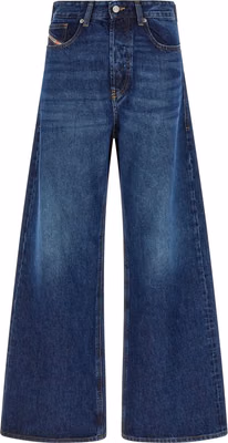 Blue Cotton Jeans Denim