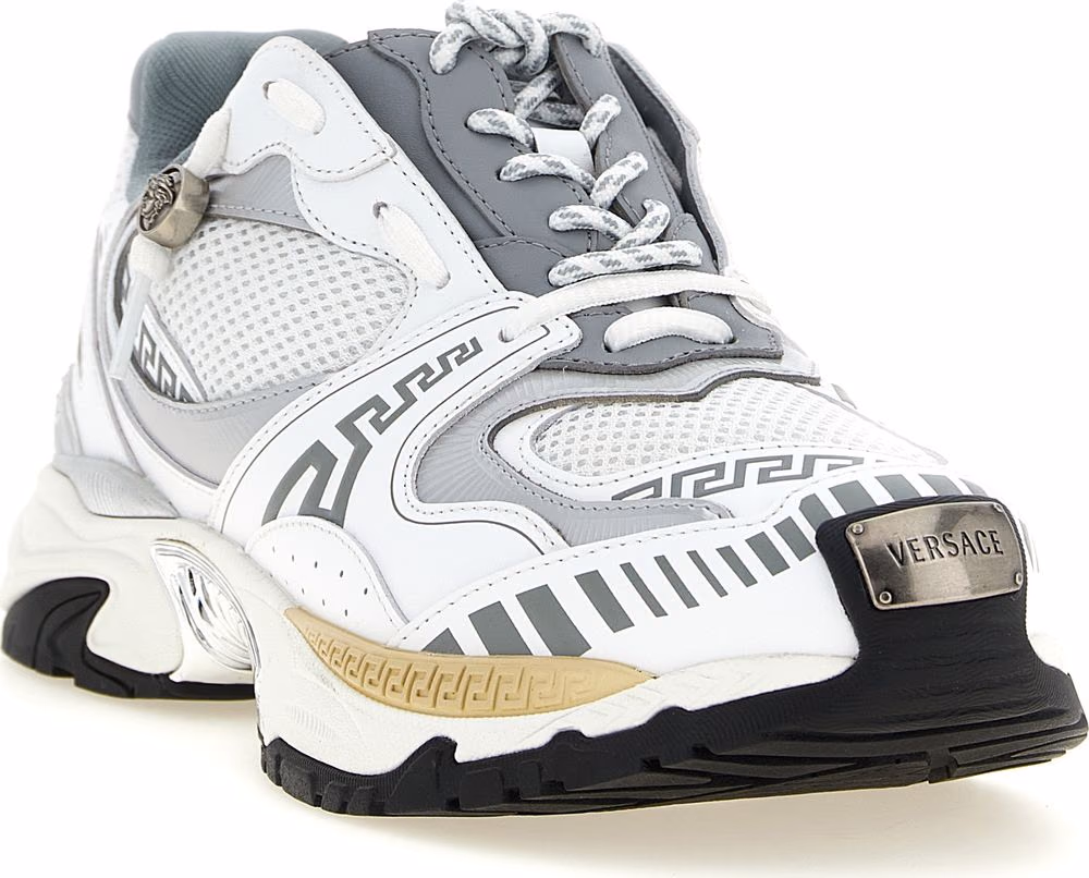 Versace Multicolor Calfskin Chunky Sneakers