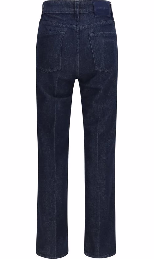 Jacob Cohen Blue Polyester Cropped Jeans