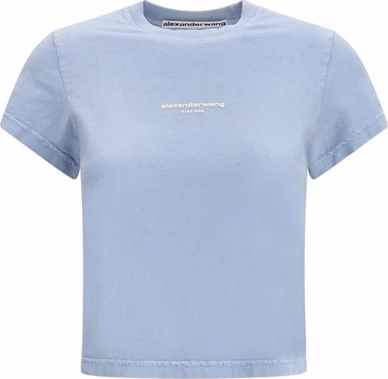Alexander Wang Blue Cotton T-Shirt