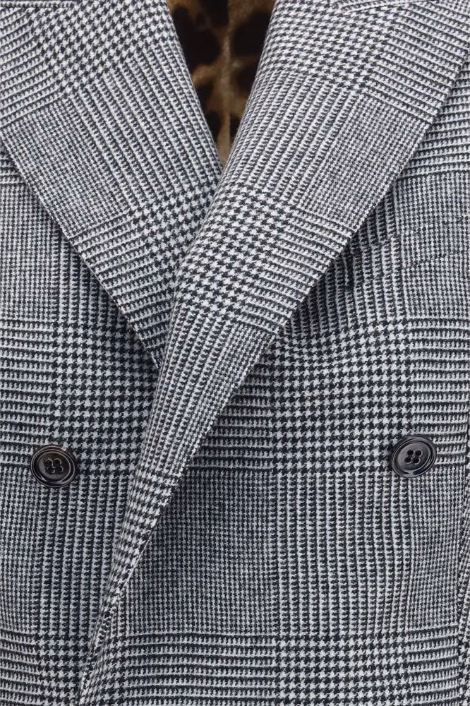 Dolce & Gabbana Gray Wool Oves Aries Blazer