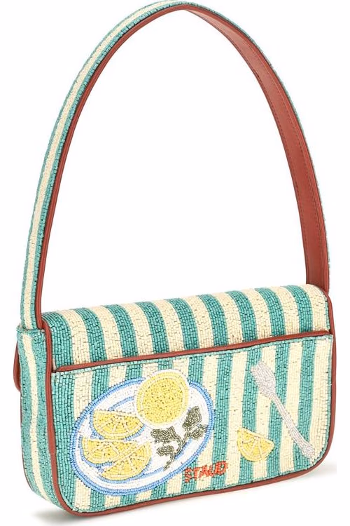 Staud Multicolor Rayon Shoulder Bag