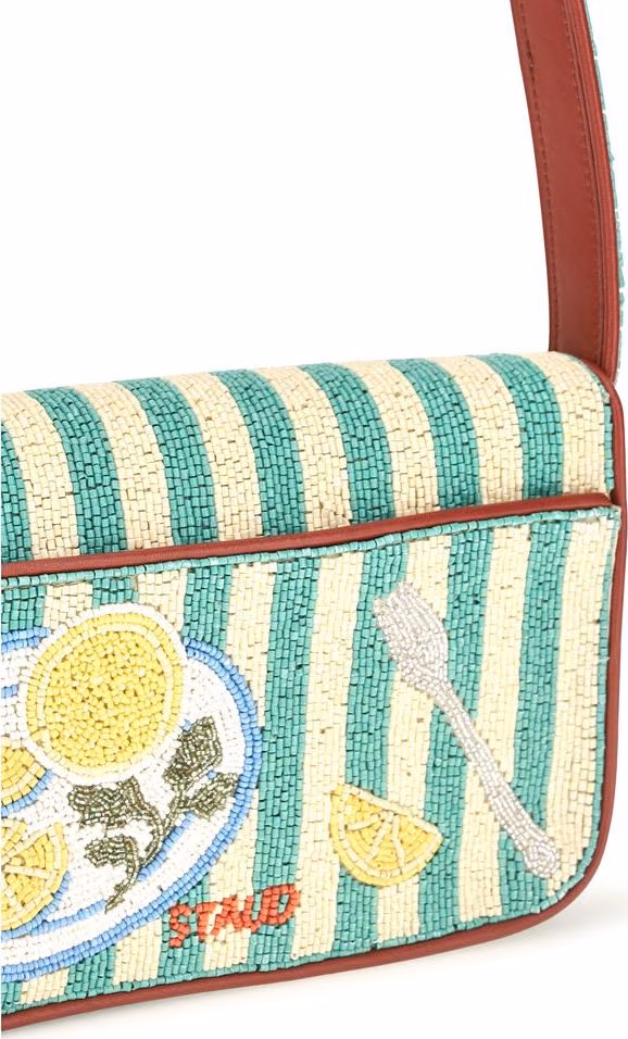 Staud Multicolor Rayon Shoulder Bag