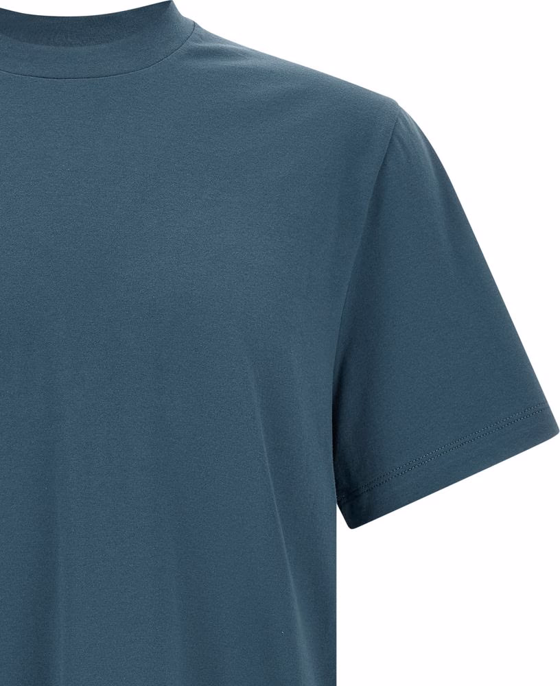 Brioni Blue Cotton T-Shirt