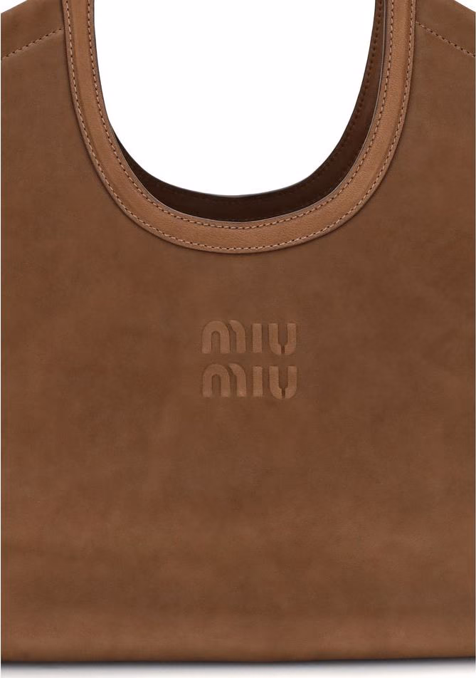 Miu Miu Brown Lamb Ovis Aries Aries Shoulder Bag