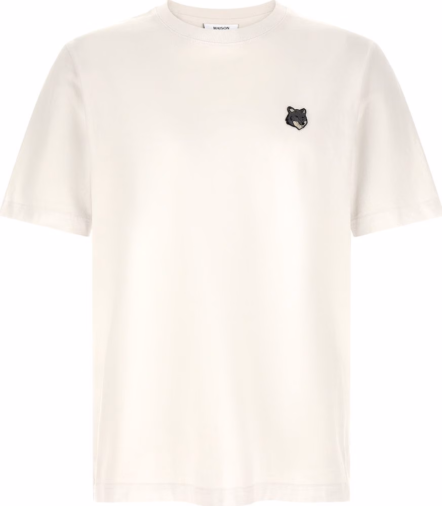 Maison Kitsuné White Cotton T-Shirt