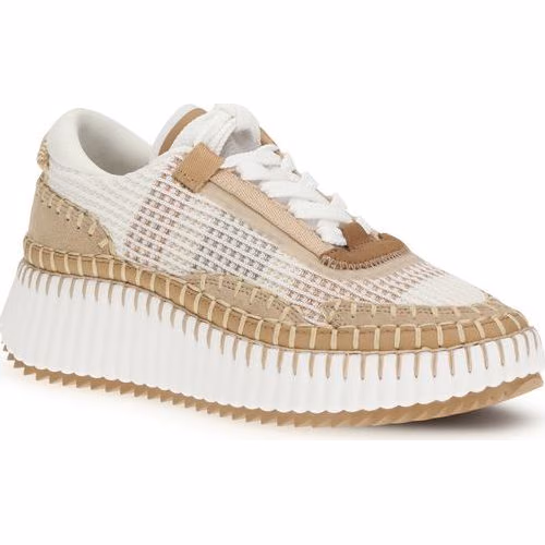 Chloé Beige Nylon Athletic Sneakers