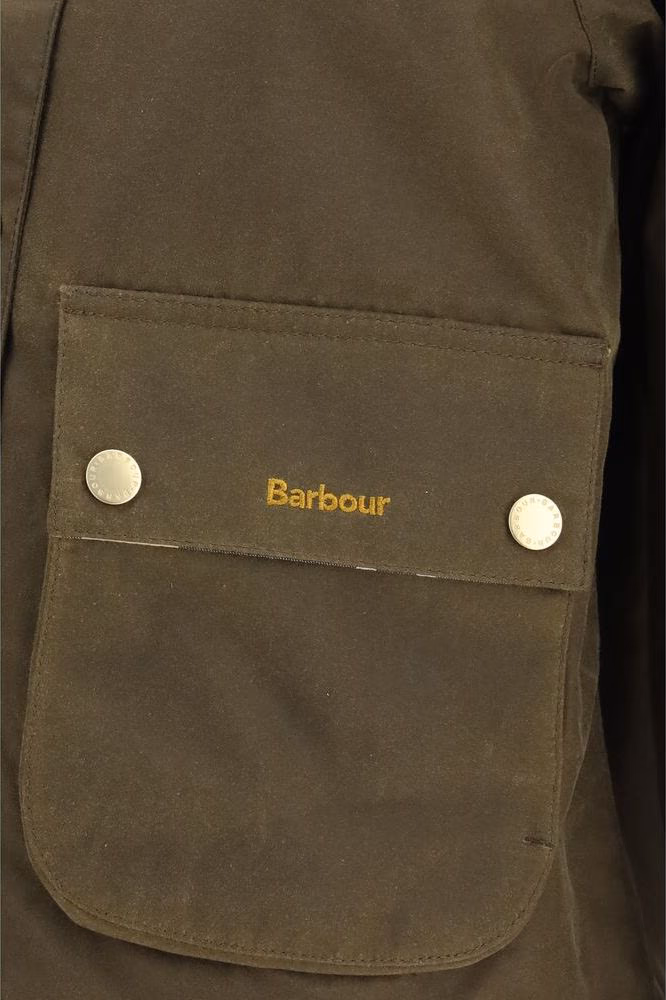 Barbour Bicolor Cotton Full-Length Jacket