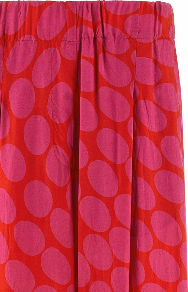 Dries Van Noten Fuchsia Viscose Casual Pants