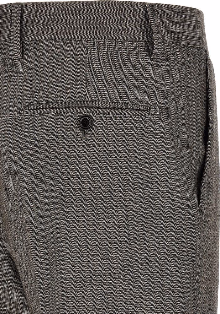 Lardini Gray Virgin Wool Two-Piece Suit