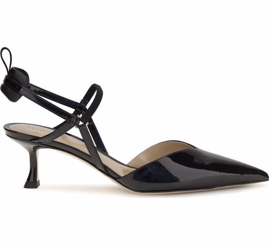 Fendi Black Calf Leather Bos Taurus High Heel Pumps