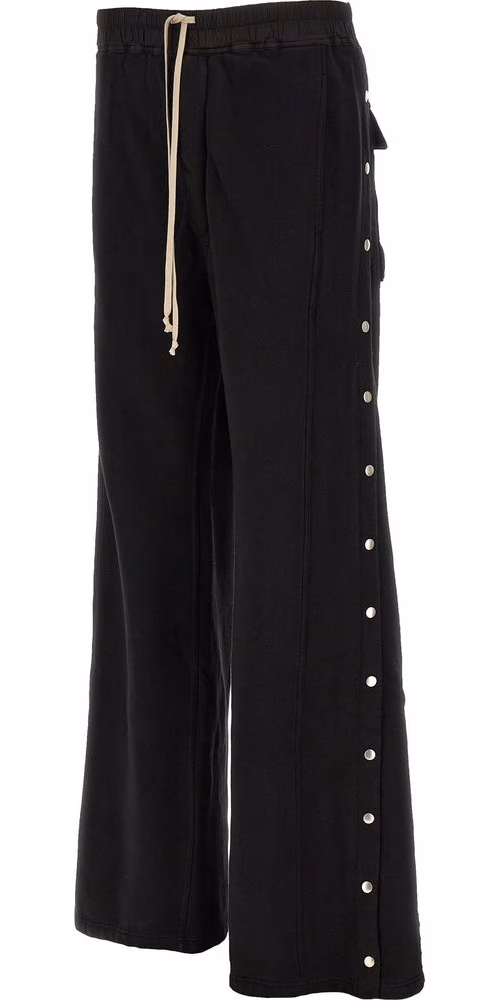 DRKSHDW Black Cotton Flared Pants