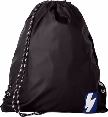 Black Nylon Men Backpack