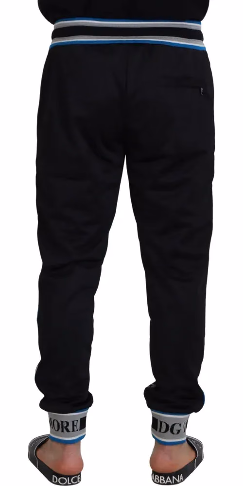 Dolce & Gabbana Multicolor DG King Leopard Print Jogger Pants
